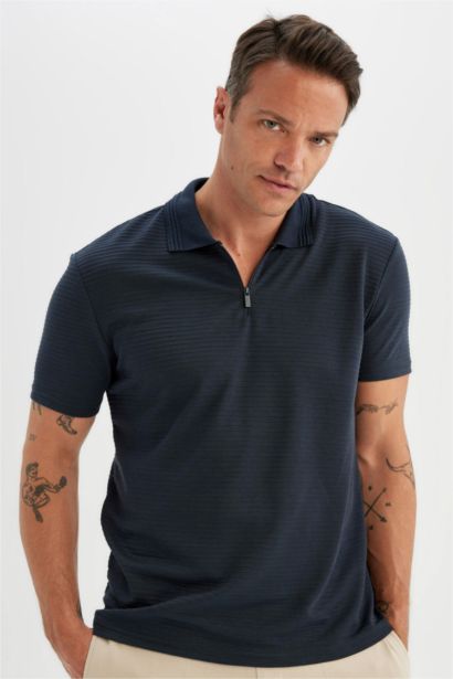 New Regular Fit Polo Collar Polo T-Shirt