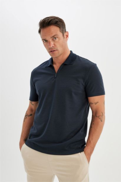 New Regular Fit Polo Collar Polo T-Shirt