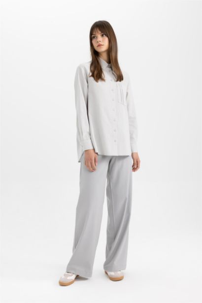 Pantalon à Jambes Larges