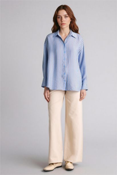 Relax Fit Printed Long Sleeve Tunic