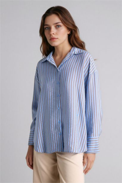 Relax Fit Printed Long Sleeve Tunic