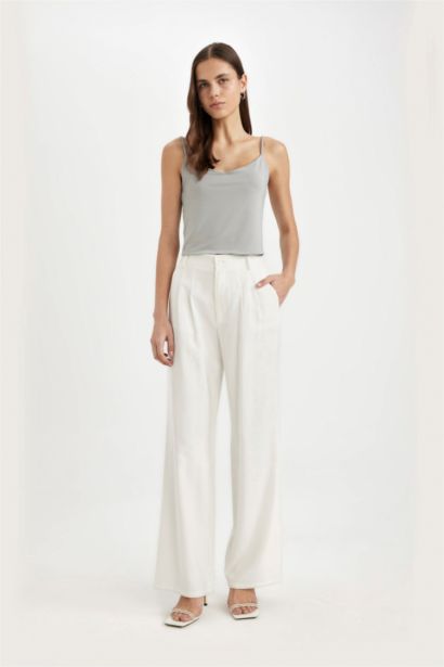 Débardeur slim à col en U