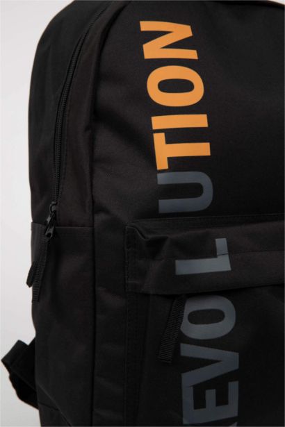 Unisex Baskılı Okul Sırt Çantası