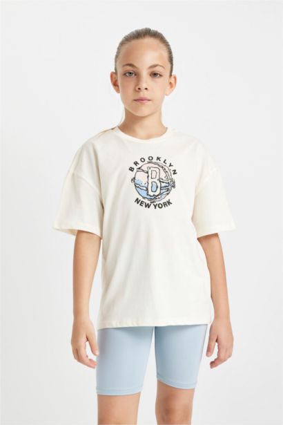 Girl NBA Brooklyn Nets Relax Fit Short Sleeve T-Shirt