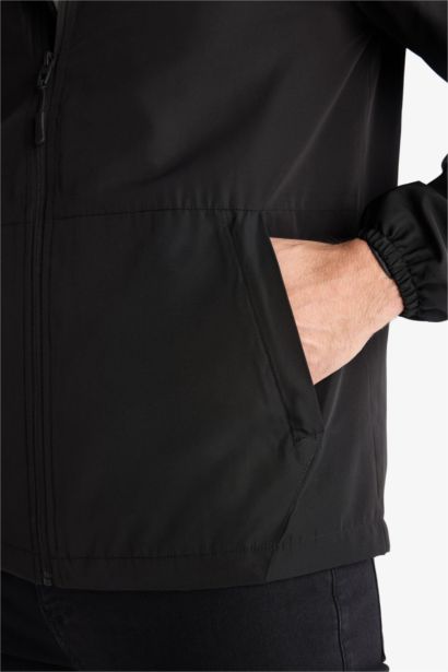 Water Repellent Zipper Puffer Jacket