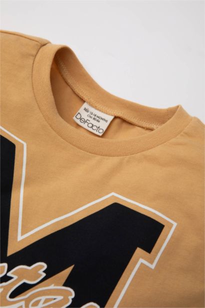 Baby Boy Printed Short Sleeve T-Shirt Shorts 2 Piece Set