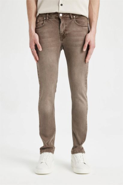 Pedro Slim Fit Dar Kalıp Normal Bel Dar Paça Jean Pantolon
