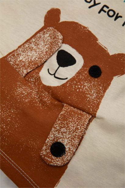 T-Shirt à Manches Courtes à Motifs D'Animaux pour Bébé Garçon