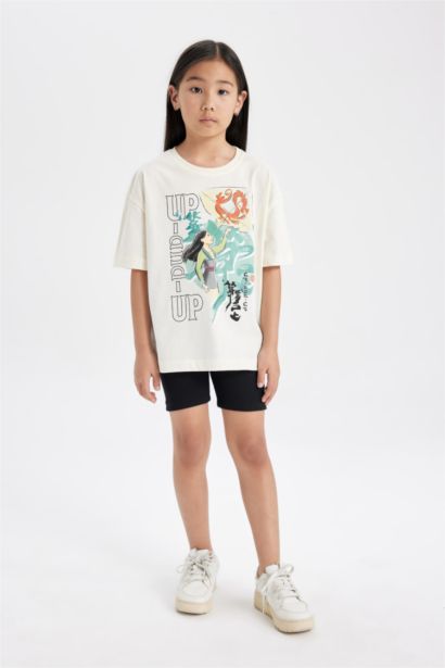 Girl Disney Mulan Oversize Fit Short Sleeve T-Shirt