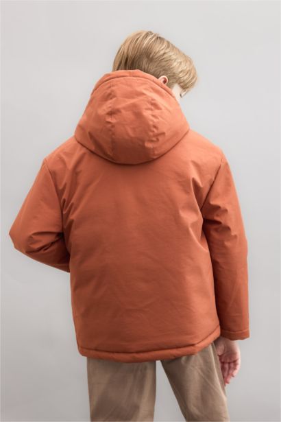 Manteau à capuche déperlant pour Garçon