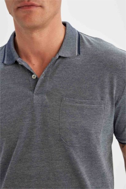 تيشيرت بولو نص كم قصة عادية