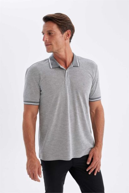 New Regular Fit Kısa Kollu Pike Polo Tişört