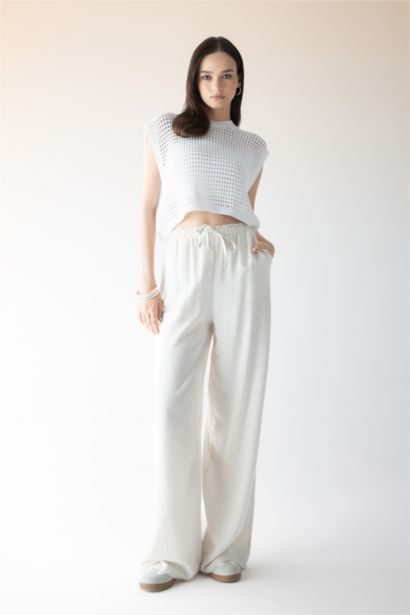 жолақ кең аяқ зығыр қоспасы Шалбар