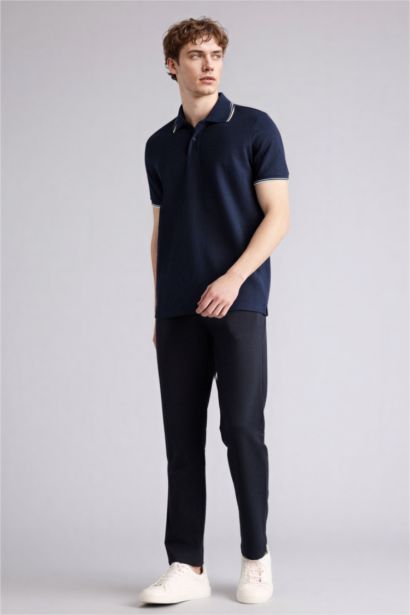 Regular Fit Straight Leg Trousers