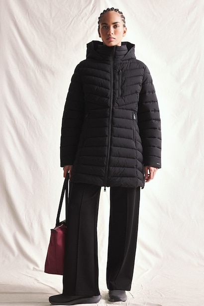Rüzgar Geçirmez Su İtici Regular Fit Kapüşonlu Şişme Parka Mont