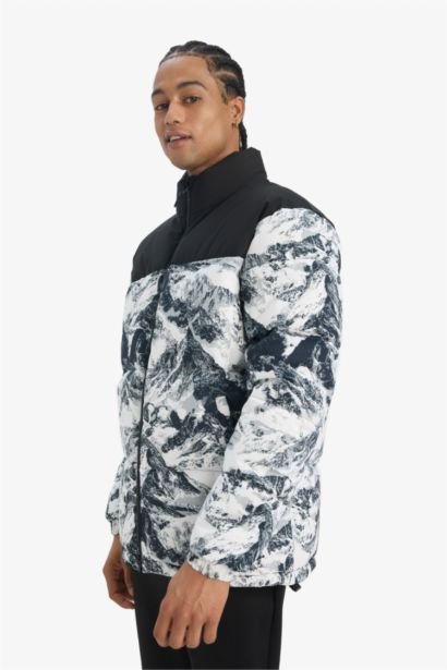 Su İtici Oversize Geniş Kalıp Fermuarlı Rüzgar Geçirmez Mont