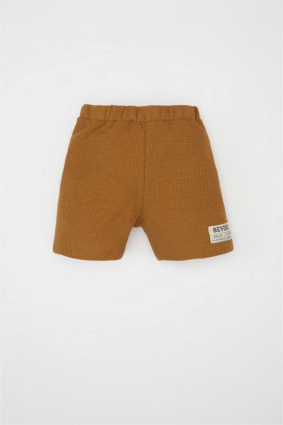 Baby Boy Waffle Short Sleeve T-Shirt Shorts 2 Piece Set