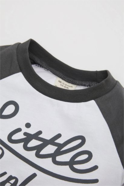 Baby Boy Slogan Printed 2 Piece Set