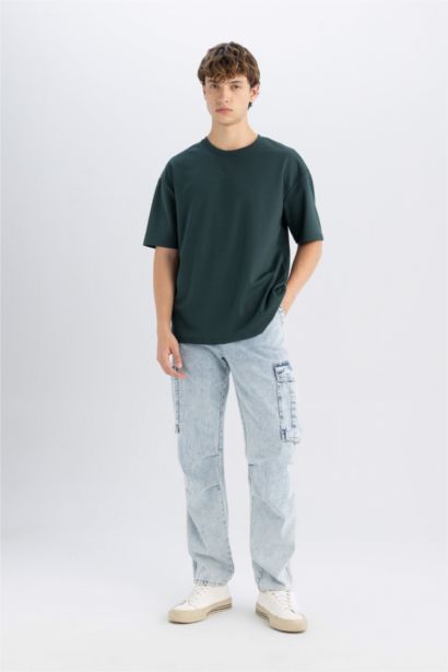 Футболка комфортного кроя с принтом