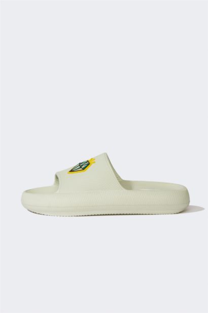 Woman High Sole Slip On Plastic Slippers