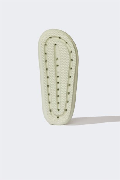 Woman High Sole Slip On Plastic Slippers