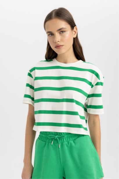 Boxy Fit Short Sleeve T-Shirt