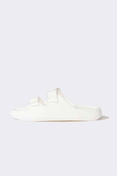 Woman Flat Sole Slip On Eva Slippers