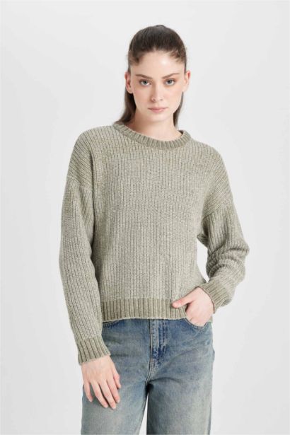 Regular Fit Crew Neck Knitwear Pullover