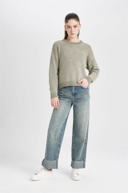 Regular Fit Crew Neck Knitwear Pullover