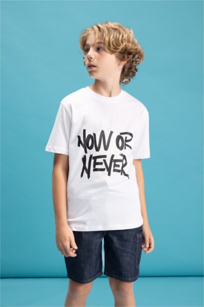 تيشيرت اولادي نص كم قصة عادية متغير الالوان