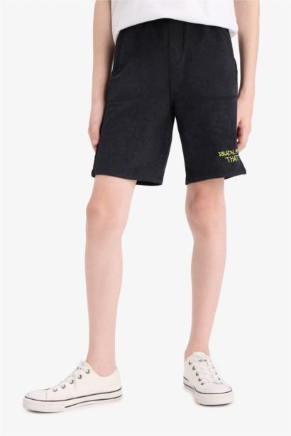 Boy Sweatshirt Fabric Shorts