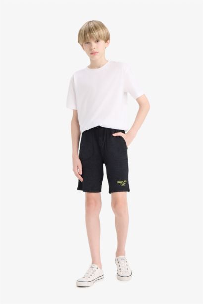 Boy Sweatshirt Fabric Shorts