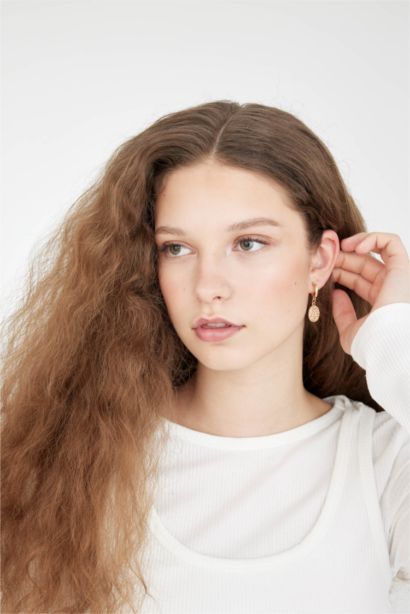 حلق حريمي ذهبي - 3 قطع