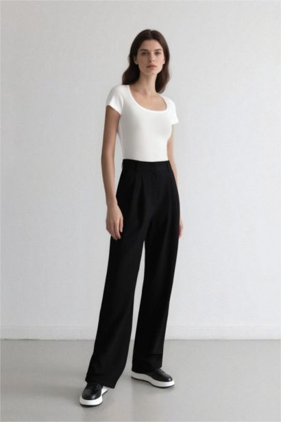 Wide Leg Trousers