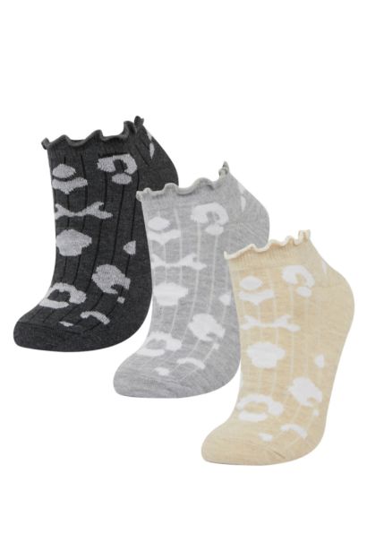 3 piece Cotton Short Socks