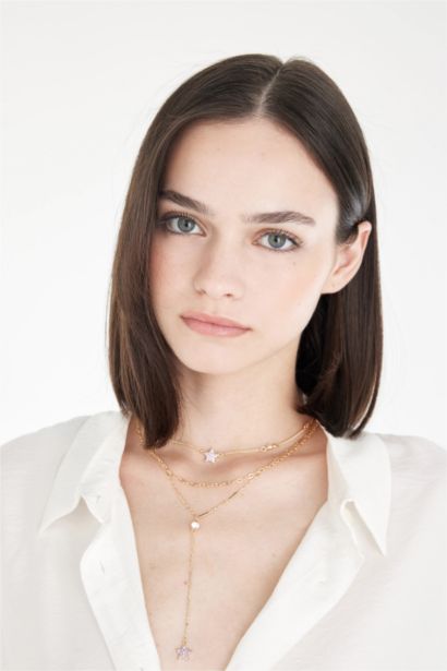 سلسله حريمي على شكل نجم - 3 قطع