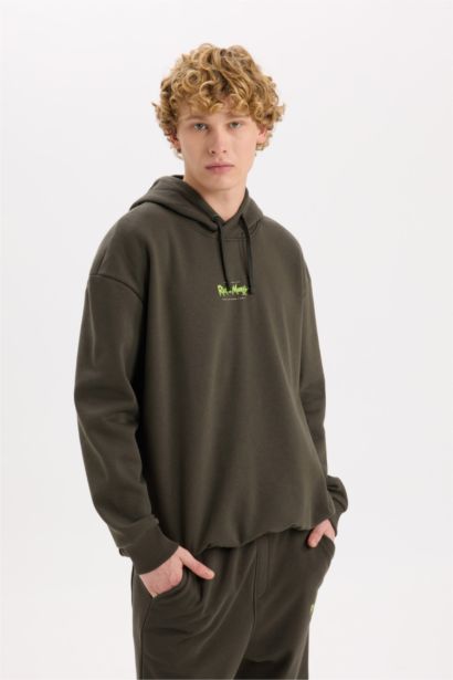 Свитшот Rick and Morty с капюшоном