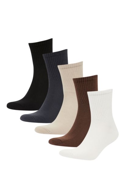 Lot de 5 paires de chaussettes courtes en coton pour homme