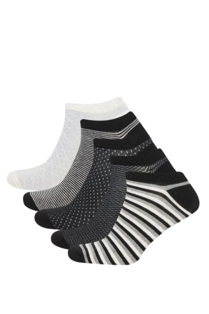 5 Piece Cotton Short Socks