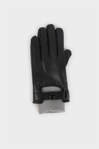 Kadın Suni Deri Eldiven