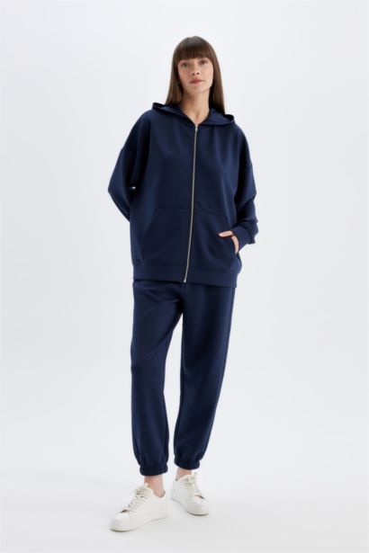 Jogger Standard Fit Scuba Fabric Trousers