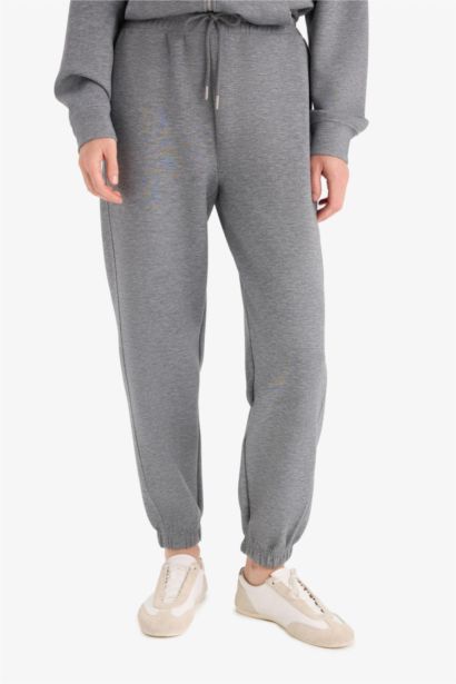 Pantalon Jogging en tissu scuba avec poches Coupe standard