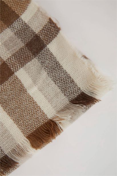 Woman Square Patterned Scarf