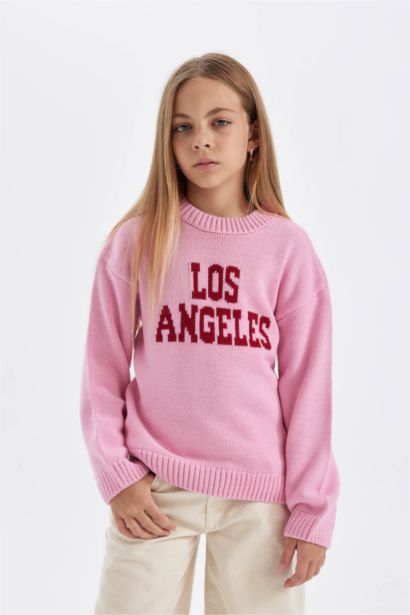 Қыздарға үлкен пішім Пулловер