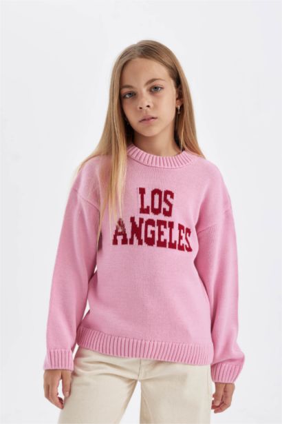 Қыздарға үлкен пішім Пулловер