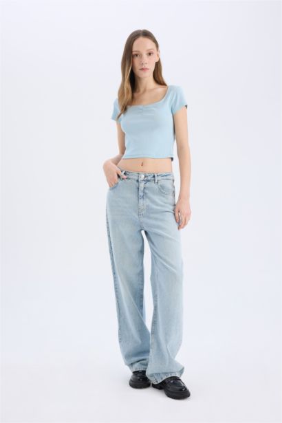 Slim Fit Camisole Short Sleeve T-Shirt