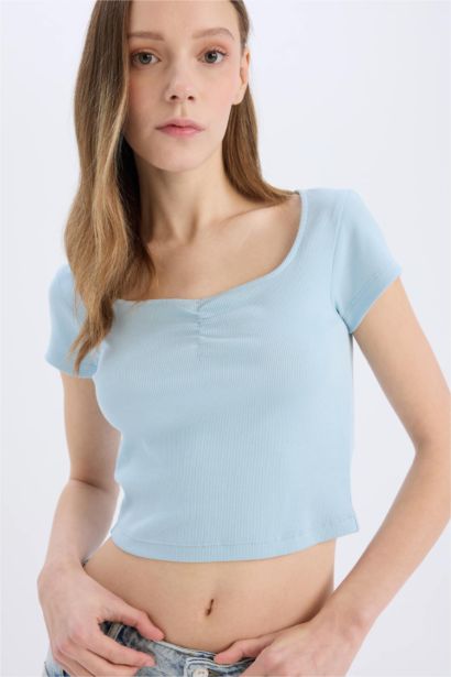 Slim Fit Camisole Short Sleeve T-Shirt