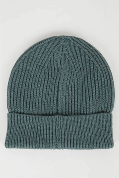 Woman City Themed Woven Labeled Beanie