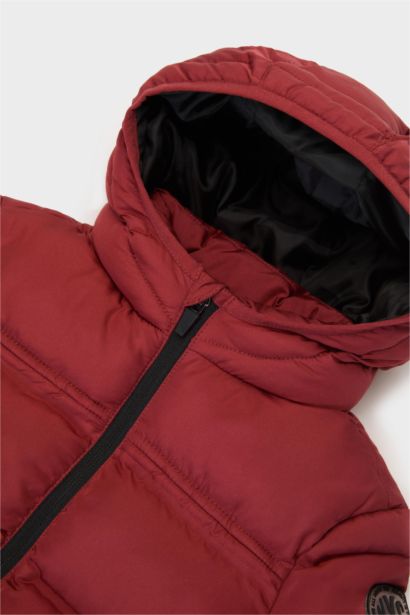 Baby Boy Zipper Hooded Puffer Jacket