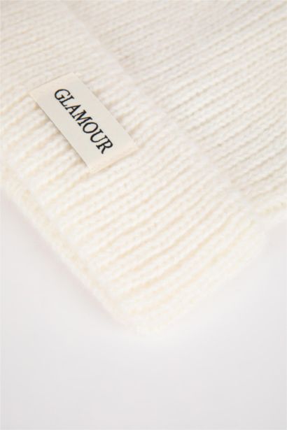 Girl Woven Labeled Beret